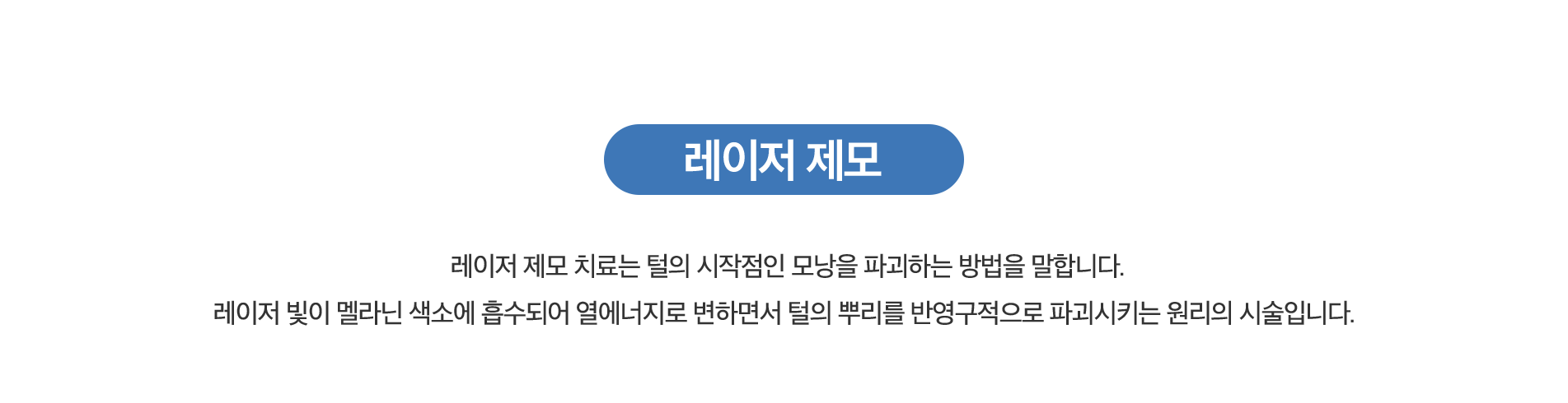 레이저 제모